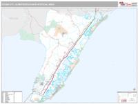 Ocean City Metro Area Wall Map