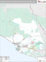 Oxnard-Thousand Oaks-Ventura Metro Area Wall Map