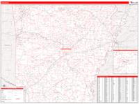 Arkansas  Wall Map Zip Code