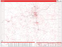 Colorado  Wall Map Zip Code