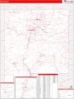 New Mexico  Wall Map Zip Code