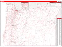 Oregon  Wall Map