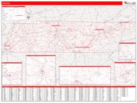 Tennessee  Wall Map