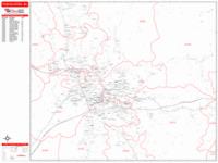 Tuscaloosa Wall Map