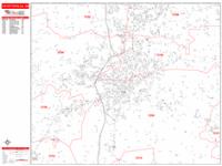 Fayetteville Wall Map