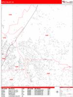 Apple Valley Wall Map