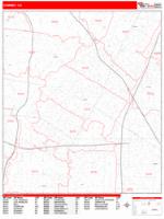 Downey Wall Map