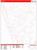 Encinitas Wall Map