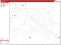 Manteca Wall Map