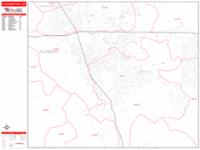 Pleasanton Wall Map