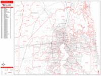 Jacksonville Wall Map