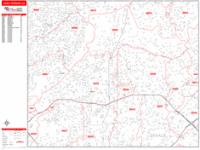 Sandy Springs Wall Map