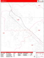 Caldwell Wall Map