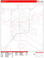 Bloomington Wall Map