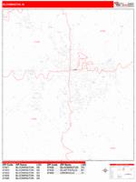 Bloomington Wall Map