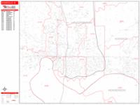 Evansville Wall Map