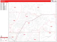 Fishers Wall Map