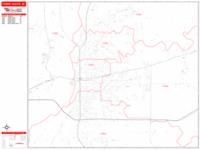 Terre Haute Wall Map