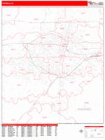 Topeka Wall Map