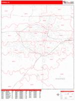 Topeka Wall Map