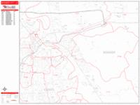 Bossier City Wall Map