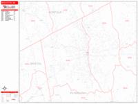 Brockton Wall Map