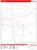 East Lansing Wall Map