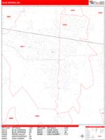 Blue Springs Wall Map