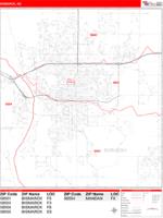 Bismarck Wall Map