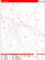 White Plains Wall Map