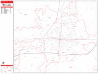 Springfield Wall Map