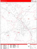 Johnson City Wall Map