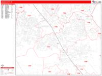 League City Wall Map