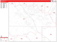 Mansfield Wall Map