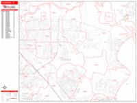 Pasadena Wall Map