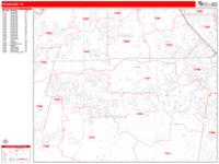 Pearland Wall Map