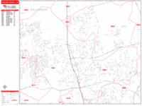 Round Rock Wall Map