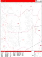 Rowlett Wall Map