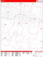 San Marcos Wall Map