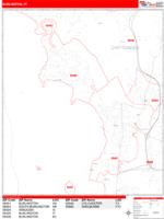 Burlington Wall Map
