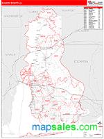Baldwin County, AL Wall Map Zip Code
