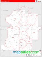 Marengo County, AL Wall Map Zip Code