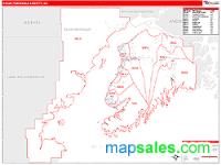 Kenai Peninsula County, AK Wall Map