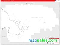 Northwest Arctic County, AK Wall Map Zip Code
