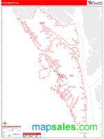 Sitka County, AK Wall Map Zip Code