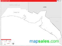 Yakutat County, AK Wall Map