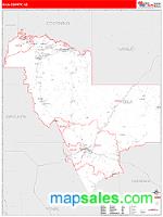 Gila County, AZ Wall Map Zip Code