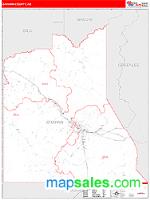 Graham County, AZ Wall Map Zip Code