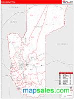 Mohave County, AZ Wall Map Zip Code