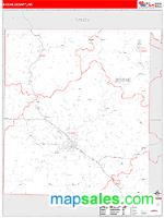 Boone County, AR Wall Map Zip Code
